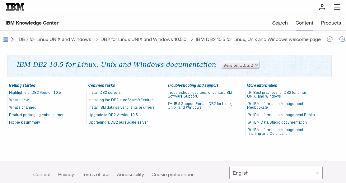 Featured image of post New IBM Knowledge Center for DB2 and other products