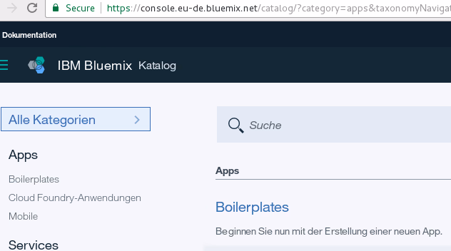 Featured image of post IBM Bluemix in Germany, includes dashDB and Cloudant
