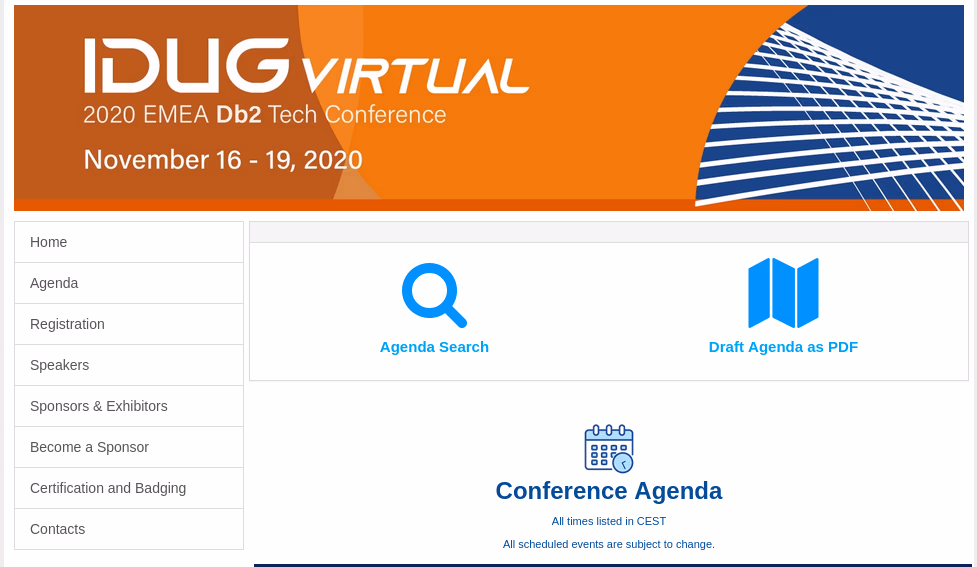 Featured image of post Details available: IDUG EMEA 2020 as virtual conference