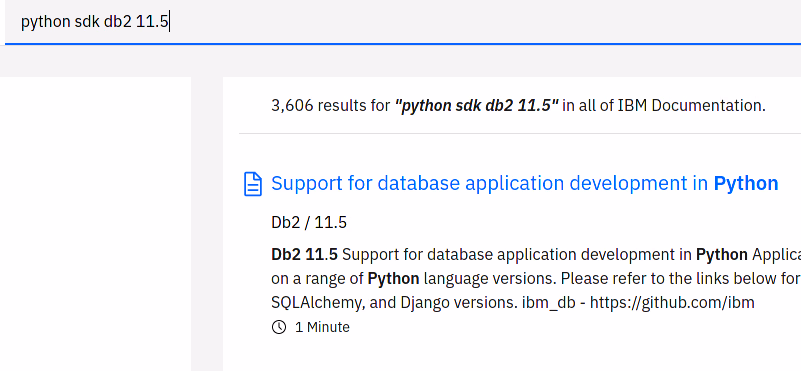 Featured image of post My best practices: How to search Db2 documentation